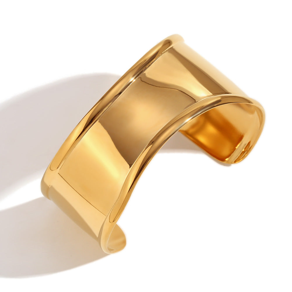 Pulcera Bone Cuff Stainless Steel Bracelet