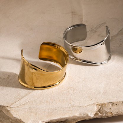 Pulcera Bone Cuff Stainless Steel Bracelet