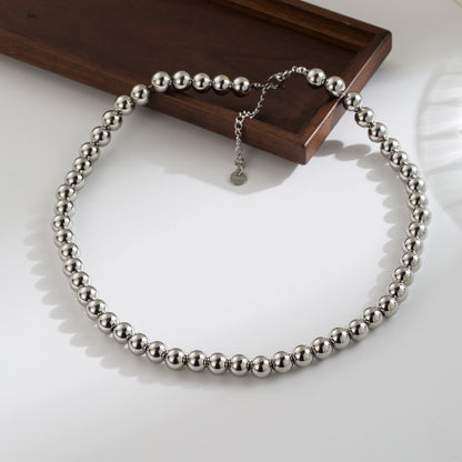 Raquel- Ball Necklace en Stainless Steel
