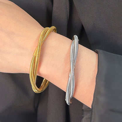 Infinity - Bangles en Stainless Steel